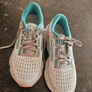 Women's 6.5 Brooks Glycerin 20 Cushioned Running Shoes Runners Sneakers Grey